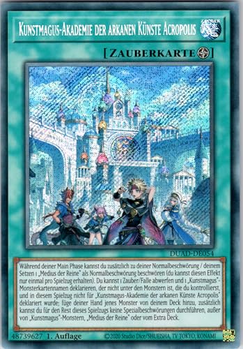 Kunstmagus-Akademie der arkanen Künste Acropolis - DUAD-DE054 - Secret Rare - 1. Auflage - Deutsch - Yugioh - Duelist's Advance - mit RC-Fieldcenter Kunstmagus-Akademie der arkanen Künste Acropolis - DUAD-DE054 - Secret Rare - 1. Auflage - Deutsch - Yugioh - Duelist's Advance - mit RC-Fieldcenter von RC