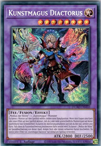 Kunstmagus Diactorus - DUAD-DE032 - Secret Rare - 1. Auflage - Deutsch - Yugioh - Duelist's Advance - mit RC-Fieldcenter Kunstmagus Diactorus - DUAD-DE032 - Secret Rare - 1. Auflage - Deutsch - Yugioh - Duelist's Advance - mit RC-Fieldcenter von RC