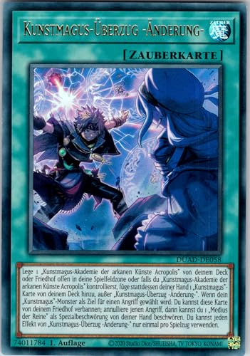 Kunstmagus-Überzug -Änderung- - DUAD-DE058 - Ultra Rare - 1. Auflage - Deutsch - Yugioh - Duelist's Advance - mit RC-Fieldcenter Kunstmagus-Überzug -Änderung- - DUAD-DE058 - Ultra Rare - 1. Auflage - Deutsch - Yugioh - Duelist's Advance - mit RC-Fieldcenter von RC