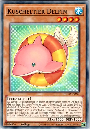 Kuscheltier Delfin - ROTD-DE021 - Common - 1. Auflage - Deutsch - Yugioh - Rise of The Duelist - mit RC-Fieldcenter Kuscheltier Delfin - ROTD-DE021 - Common - 1. Auflage - Deutsch - Yugioh - Rise of The Duelist - mit RC-Fieldcenter von RC