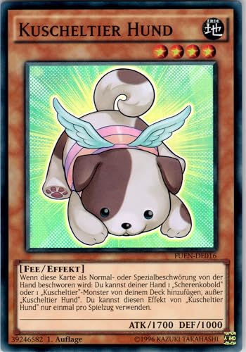 Kuscheltier Hund - FUEN-DE016 - Super Rare - 1. Auflage - Deutsch - Yugioh - Fusion Enforcers - mit RC-Fieldcenter Kuscheltier Hund - FUEN-DE016 - Super Rare - 1. Auflage - Deutsch - Yugioh - Fusion Enforcers - mit RC-Fieldcenter von RC