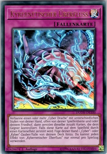 Kybernetischer Überfluss - DUOV-DE100 - Ultra Rare - 1. Auflage - Deutsch - Yugioh - Duel Overload - mit RC-Fieldcenter Kybernetischer Überfluss - DUOV-DE100 - Ultra Rare - 1. Auflage - Deutsch - Yugioh - Duel Overload - mit RC-Fieldcenter von RC