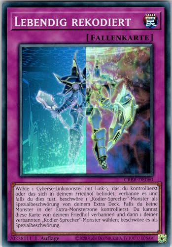 Lebendig rekodiert - CRBR-DE060 - Super Rare - 1. Auflage - Deutsch - Yugioh - Crossover Breakers - mit RC-Fieldcenter von RC