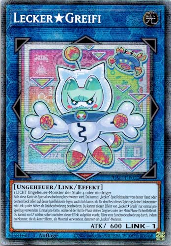 Lecker★Greifi - JUSH-DE022 - Starlight Rare - 1. Auflage - Deutsch - Yugioh - Justice Hunters - mit RC-Fieldcenter Lecker★Greifi - JUSH-DE022 - Starlight Rare - 1. Auflage - Deutsch - Yugioh - Justice Hunters - mit RC-Fieldcenter von RC