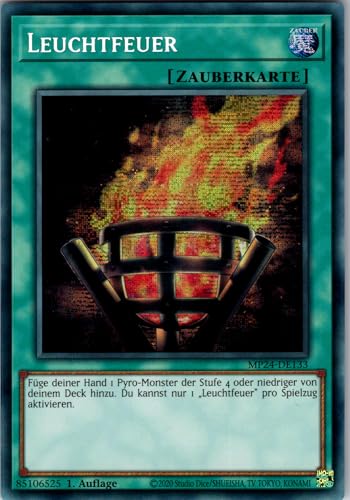 Leuchtfeuer - MP24-DE133 - Secret Rare - 1. Auflage - Deutsch - Yugioh - 25th Anniversary Tin: Dueling Mirrors - mit RC-Fieldcenter von RC