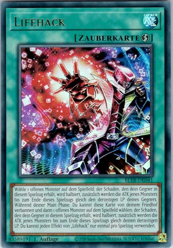 Lifehack - BLTR-DE041 - Ultra Rare - 1. Auflage - Deutsch - Yugioh - Battles of Legend: Terminal Revenge - mit RC-Fieldcenter Lifehack - BLTR-DE041 - Ultra Rare - 1. Auflage - Deutsch - Yugioh - Battles of Legend: Terminal Revenge - mit RC-Fieldcenter von RC
