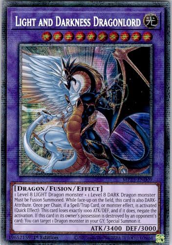 Light and Darkness Dragonlord - MP25-EN009 - Starlight Rare - 1st Edition - English - Yugioh - 2025 Mega-Pack Tin - with RC Field Center von RC