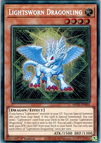 Lightsworn Dragonling - MP25-EN066 - Secret Rare - 1st Edition - English - Yugioh - 2025 Mega-Pack Tin - with RC Field Center Lightsworn Dragonling - MP25-EN066 - Secret Rare - 1st Edition - English - Yugioh - 2025 Mega-Pack Tin - with RC Field Center von RC