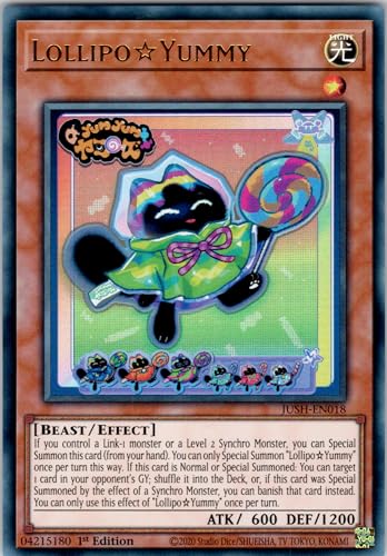 Lollipo☆Yummy - JUSH-EN018 - Ultra Rare - 1st Edition - English - Yugioh - Justice Hunters - with RC Field Center von RC