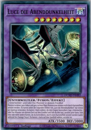 Luce die Abenddunkelheit - DUAD-DE082 - Super Rare - 1. Auflage - Deutsch - Yugioh - Duelist's Advance - mit RC-Fieldcenter Luce die Abenddunkelheit - DUAD-DE082 - Super Rare - 1. Auflage - Deutsch - Yugioh - Duelist's Advance - mit RC-Fieldcenter von RC