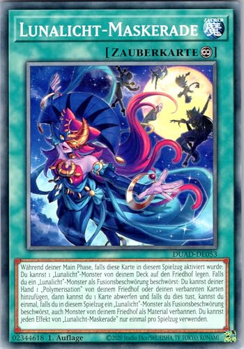 Lunalicht-Maskerade - DUAD-DE053 - Common - 1. Auflage - Deutsch - Yugioh - Duelist's Advance - mit RC-Fieldcenter von RC