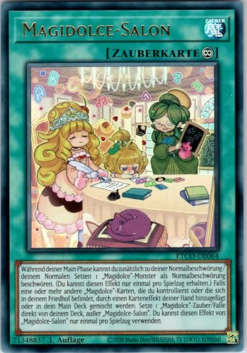 Magidolce-Salon - ETCO-DE064 - Ultra Rare - 1. Auflage - Deutsch - Yugioh - Eternity Code - mit RC-Fieldcenter von RC