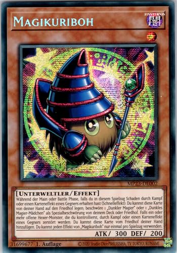 Magikuriboh - MP23-DE002 - Secret Rare - 1. Auflage - Deutsch - Yugioh - 25th Anniversary Tin: Dueling Heroes Mega Pack - mit RC-Fieldcenter von RC