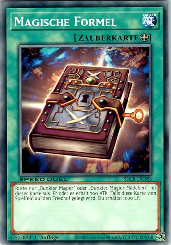 Magische Formel - SBCB-DE188 - Common - 1. Auflage - Deutsch - Yugioh - Speed Duel: Battle City Box - mit RC-Fieldcenter Magische Formel - SBCB-DE188 - Common - 1. Auflage - Deutsch - Yugioh - Speed Duel: Battle City Box - mit RC-Fieldcenter von RC