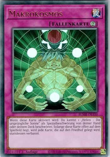 Makrokosmos - BLMR-DE100 - Ultra Rare - 1. Auflage - Deutsch - Yugioh - Battles of Legend: Monstrous Revenge - mit RC-Fieldcenter von RC