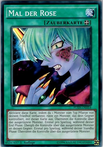Mal der Rose - FUEN-DE054 - Super Rare - 1. Auflage - Deutsch - Yugioh - Fusion Enforcers - mit RC-Fieldcenter von RC