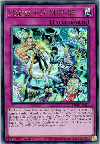 Maliss C MTP-07 - CRBR-DE022 - Ultra Rare - 1. Auflage - Deutsch - Yugioh - Crossover Breakers - mit RC-Fieldcenter von RC