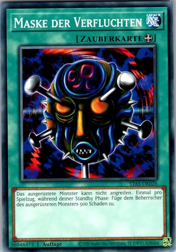 Maske der Verfluchten - STAS-DE026 - Common - 1. Auflage - Deutsch - Yugioh - 2-Player Starter Set - mit RC-Fieldcenter von RC
