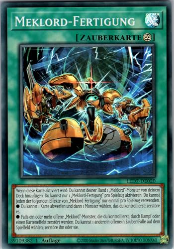 Meklord-Fertigung - LED7-DE020 - Super Rare - 1. Auflage - Deutsch - Yugioh - Legendary Duelists: Rage of Ra - mit RC-Fieldcenter Meklord-Fertigung - LED7-DE020 - Super Rare - 1. Auflage - Deutsch - Yugioh - Legendary Duelists: Rage of Ra - mit RC-Fieldcenter von RC