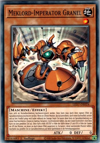 Meklord-Imperator Granel - LED7-DE024 - Common - 1. Auflage - Deutsch - Yugioh - Legendary Duelists: Rage of Ra - mit RC-Fieldcenter Meklord-Imperator Granel - LED7-DE024 - Common - 1. Auflage - Deutsch - Yugioh - Legendary Duelists: Rage of Ra - mit RC-Fieldcenter von RC