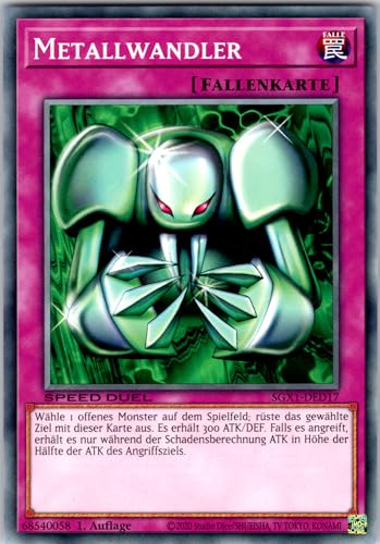 Metallwandler - SGX1-DED17 - Common - 1. Auflage - Deutsch - Yugioh - Speed Duel GX: Duel Academy Box - mit RC-Fieldcenter Metallwandler - SGX1-DED17 - Common - 1. Auflage - Deutsch - Yugioh - Speed Duel GX: Duel Academy Box - mit RC-Fieldcenter von RC