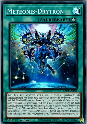 Meteonis-Drytron - RA04-DE096 - Super Rare - 1. Auflage - Deutsch - Yugioh - Quarter Century Stampede - mit RC-Fieldcenter Meteonis-Drytron - RA04-DE096 - Super Rare - 1. Auflage - Deutsch - Yugioh - Quarter Century Stampede - mit RC-Fieldcenter von RC