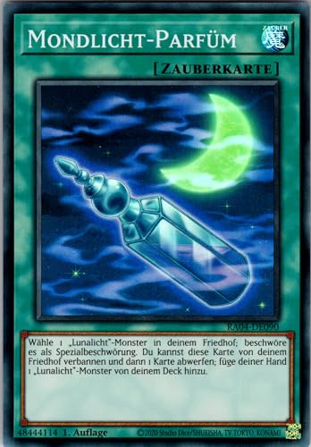 Mondlicht-Parfüm - RA04-DE090 - Super Rare - 1. Auflage - Deutsch - Yugioh - Quarter Century Stampede - mit RC-Fieldcenter Mondlicht-Parfüm - RA04-DE090 - Super Rare - 1. Auflage - Deutsch - Yugioh - Quarter Century Stampede - mit RC-Fieldcenter von RC