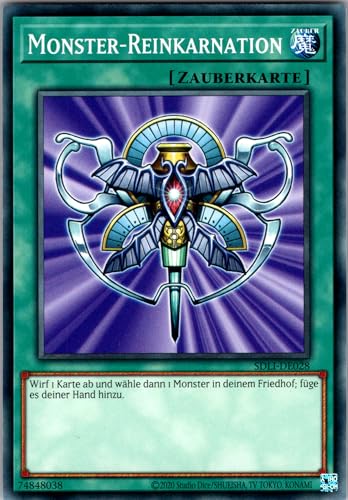 Monster-Reinkarnation - SDLI-DE028 - Common - Deutsch - Yugioh - Structure Deck: Realm of Light - mit RC-Fieldcenter Monster-Reinkarnation - SDLI-DE028 - Common - Deutsch - Yugioh - Structure Deck: Realm of Light - mit RC-Fieldcenter von RC