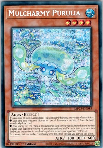 Mulcharmy Purulia - MP25-EN085 - Secret Rare - 1st Edition - English - Yugioh - 2025 Mega-Pack Tin - with RC Field Center Mulcharmy Purulia - MP25-EN085 - Secret Rare - 1st Edition - English - Yugioh - 2025 Mega-Pack Tin - with RC Field Center von RC