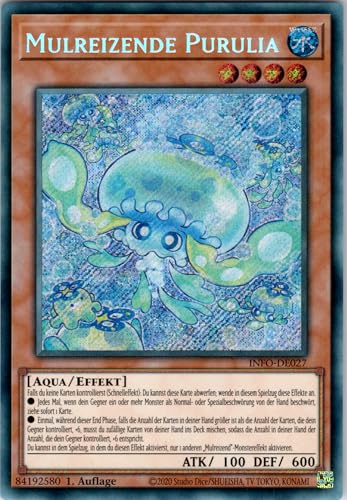 Mulreizende Purulia - INFO-DE027 - Secret Rare - 1. Auflage - Deutsch - Yugioh - The Infinite Forbidden - mit RC-Fieldcenter Mulreizende Purulia - INFO-DE027 - Secret Rare - 1. Auflage - Deutsch - Yugioh - The Infinite Forbidden - mit RC-Fieldcenter von RC