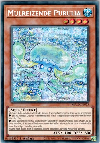 Mulreizende Purulia - MP25-DE085 - Secret Rare - 1. Auflage - Deutsch - Yugioh - 2025 Mega-Pack Tin - mit RC-Fieldcenter Mulreizende Purulia - MP25-DE085 - Secret Rare - 1. Auflage - Deutsch - Yugioh - 2025 Mega-Pack Tin - mit RC-Fieldcenter von RC