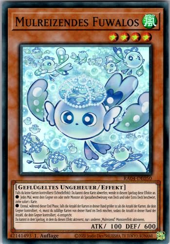 Mulreizendes Fuwalos - RA04-DE050 - Super Rare - 1. Auflage - Deutsch - Yugioh - Quarter Century Stampede - mit RC-Fieldcenter Mulreizendes Fuwalos - RA04-DE050 - Super Rare - 1. Auflage - Deutsch - Yugioh - Quarter Century Stampede - mit RC-Fieldcenter von RC