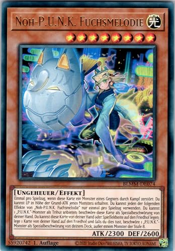 NOH-P.U.N.K. Fuchsmelodie - BLMM-DE074 - Ultra Rare - 1. Auflage - Deutsch - Yugioh - Battles of Legend: Monster Mayhem - mit RC-Fieldcenter NOH-P.U.N.K. Fuchsmelodie - BLMM-DE074 - Ultra Rare - 1. Auflage - Deutsch - Yugioh - Battles of Legend: Monster Mayhem - mit RC-Fieldcenter von RC