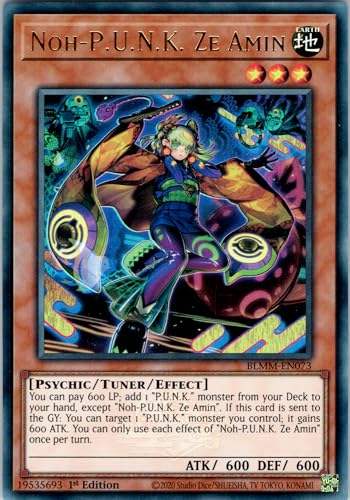 NOH-P.U.N.K. Ze Amin - BLMM-EN073 - Ultra Rare - 1st Edition - English - Yugioh - Battles of Legend: Monster Mayhem - with RC Field Center von RC