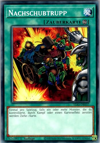 Nachschubtrupp - STAS-DE037 - Common - 1. Auflage - Deutsch - Yugioh - 2-Player Starter Set - mit RC-Fieldcenter von RC