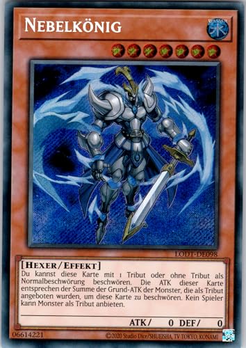 Nebelkönig - LODT-DE098 - Secret Rare - Deutsch - Yugioh - Light of Destruction - mit RC-Fieldcenter von RC