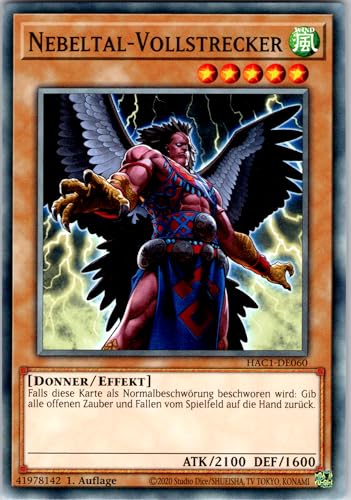 Nebeltal-Vollstrecker - HAC1-DE060 - Common - 1. Auflage - Deutsch - Yugioh - Hidden Arsenal: Chapter 1 - mit RC-Fieldcenter Nebeltal-Vollstrecker - HAC1-DE060 - Common - 1. Auflage - Deutsch - Yugioh - Hidden Arsenal: Chapter 1 - mit RC-Fieldcenter von RC