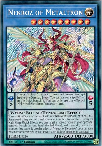 Nekroz of Metaltron - BLMM-EN026 - Secret Rare - 1st Edition - English - Yugioh - Battles of Legend: Monster Mayhem - with RC Field Center von RC