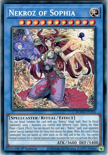 Nekroz of Sophia - BLMM-EN134 - Secret Rare - 1st Edition - English - Yugioh - Battles of Legend: Monster Mayhem - with RC Field Center von RC