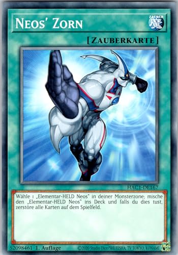 Neos' Zorn - HAC1-DE167 - Common - 1. Auflage - Deutsch - Yugioh - Hidden Arsenal: Chapter 1 - mit RC-Fieldcenter Neos' Zorn - HAC1-DE167 - Common - 1. Auflage - Deutsch - Yugioh - Hidden Arsenal: Chapter 1 - mit RC-Fieldcenter von RC