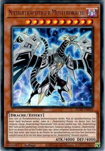 Niederträchtiger Musterdrache - BLAR-DE019 - Ultra Rare - 1. Auflage - Deutsch - Yugioh - Battles of Legend: Armageddon - mit RC-Fieldcenter Niederträchtiger Musterdrache - BLAR-DE019 - Ultra Rare - 1. Auflage - Deutsch - Yugioh - Battles of Legend: Armageddon - mit RC-Fieldcenter von RC