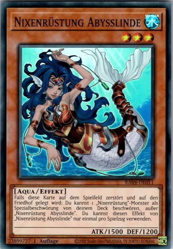 Nixenrüstung Abysslinde - RA04-DE011 - Super Rare - 1. Auflage - Deutsch - Yugioh - Quarter Century Stampede - mit RC-Fieldcenter Nixenrüstung Abysslinde - RA04-DE011 - Super Rare - 1. Auflage - Deutsch - Yugioh - Quarter Century Stampede - mit RC-Fieldcenter von RC