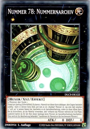 Nummer 78: Nummernarchiv - DLCS-DE122 - Common - 1. Auflage - Deutsch - Yugioh - Dragons of Legend: The Complete Series - mit RC-Fieldcenter von RC