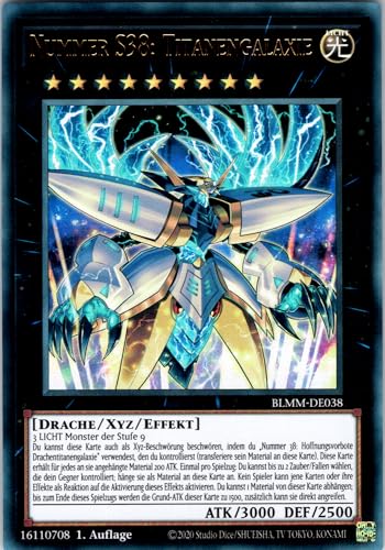 Nummer S38: Titanengalaxie - BLMM-DE038 - Ultra Rare - 1. Auflage - Deutsch - Yugioh - Battles of Legend: Monster Mayhem - mit RC-Fieldcenter Nummer S38: Titanengalaxie - BLMM-DE038 - Ultra Rare - 1. Auflage - Deutsch - Yugioh - Battles of Legend: Monster Mayhem - mit RC-Fieldcenter von RC