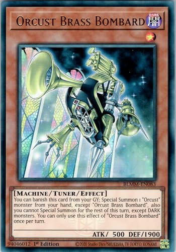 Orcust Brass Bombard - BLMM-EN083 - Ultra Rare - 1st Edition - English - Yugioh - Battles of Legend: Monster Mayhem - with RC Field Center von RC