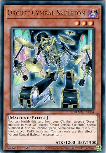Orcust Cymbal Skeleton - BLMM-EN084 - Ultra Rare - 1st Edition - English - Yugioh - Battles of Legend: Monster Mayhem - with RC Field Center von RC