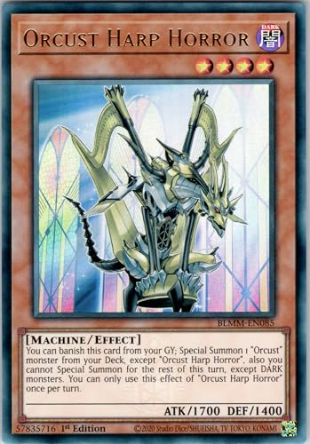 Orcust Harp Horror - BLMM-EN085 - Ultra Rare - 1st Edition - English - Yugioh - Battles of Legend: Monster Mayhem - with RC Field Center von RC