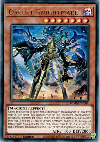 Orcust Knightmare - BLMM-EN087 - Ultra Rare - 1st Edition - English - Yugioh - Battles of Legend: Monster Mayhem - with RC Field Center von RC