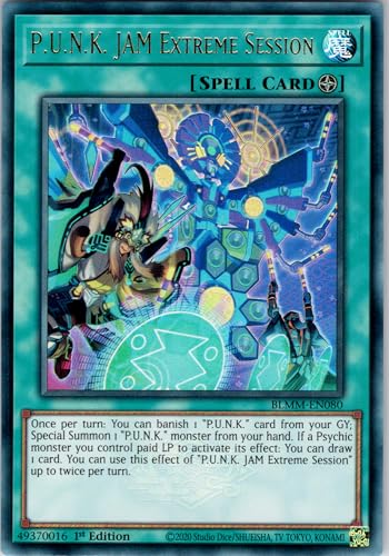 P.U.N.K. Jam Extreme Session - BLMM-EN080 - Ultra Rare - 1st Edition - English - Yugioh - Battles of Legend: Monster Mayhem - with RC Field Center von RC