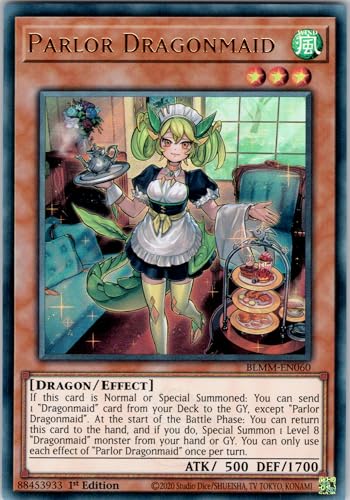 Parlor Dragonmaid - BLMM-EN060 - Ultra Rare - 1st Edition - English - Yugioh - Battles of Legend: Monster Mayhem - with RC Field Center von RC